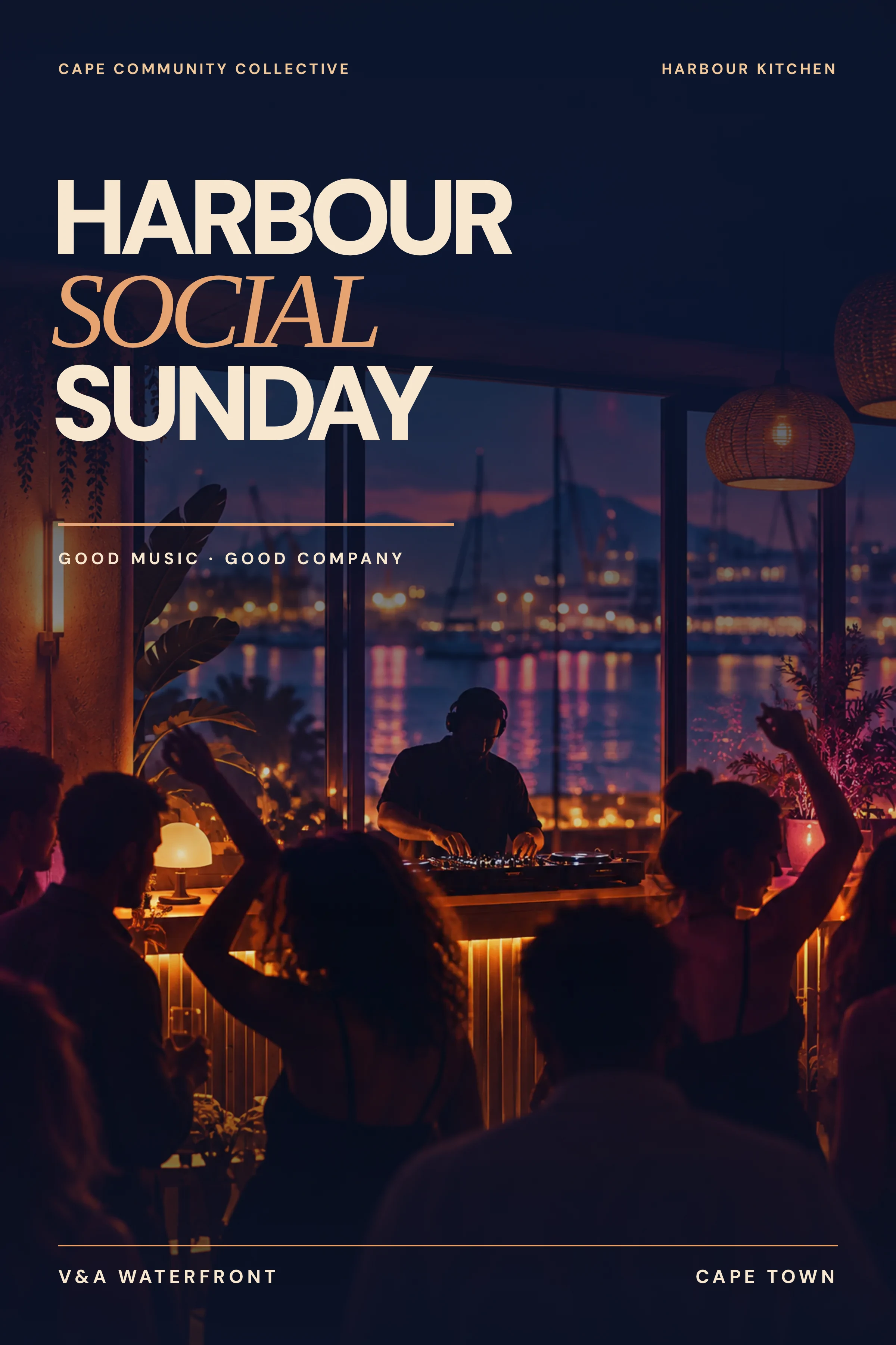 Harbour Social Sunday poster