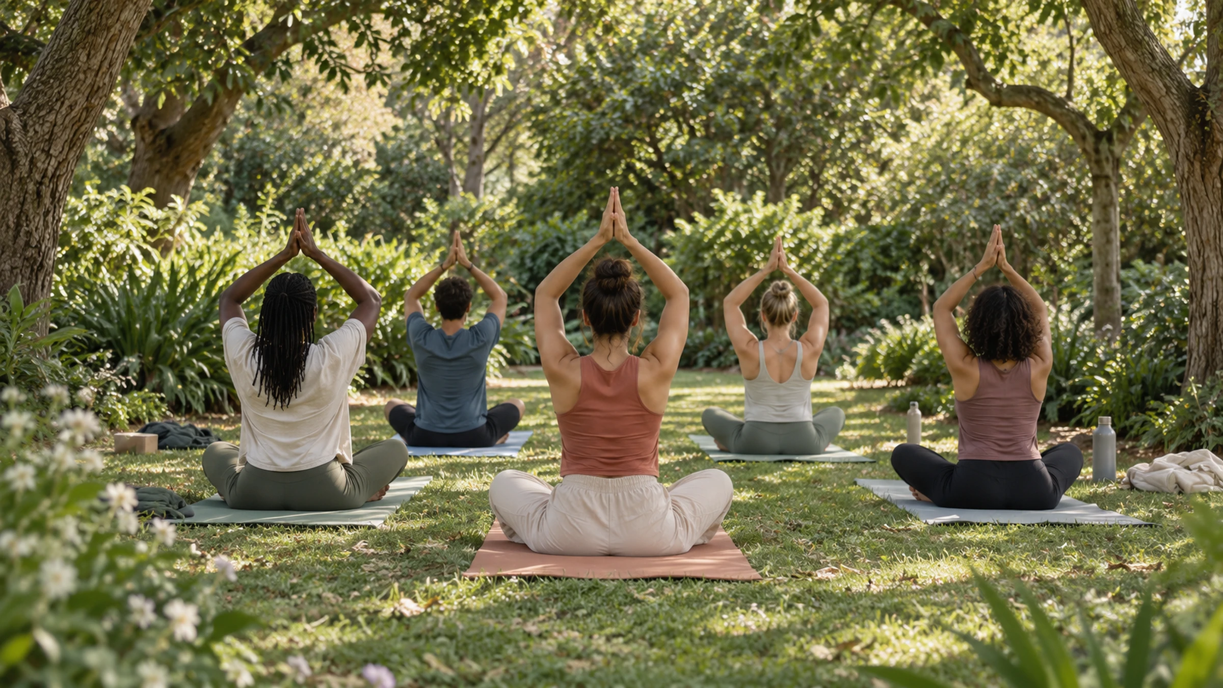 Sunday Park Yoga poster