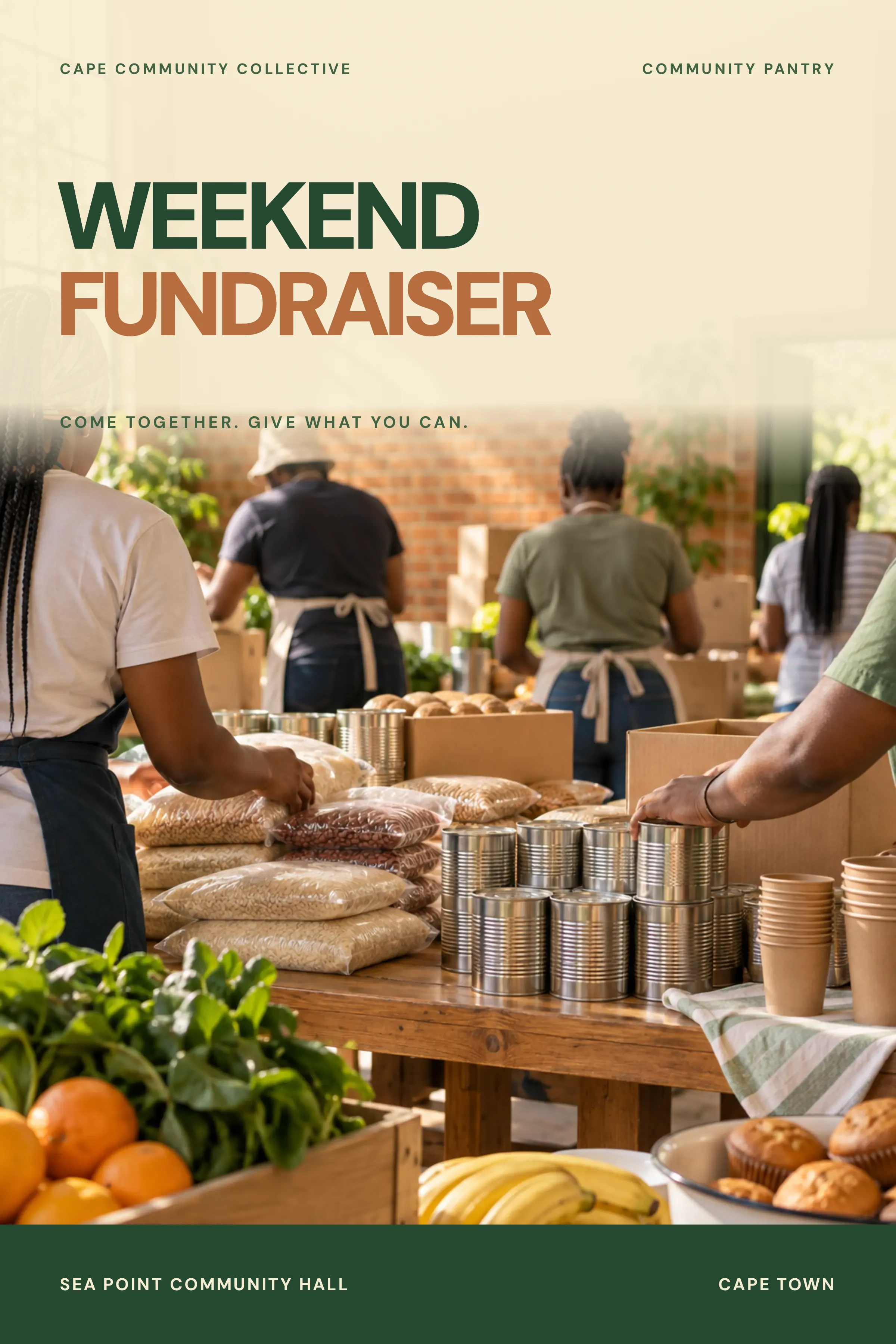 Weekend Fundraiser poster